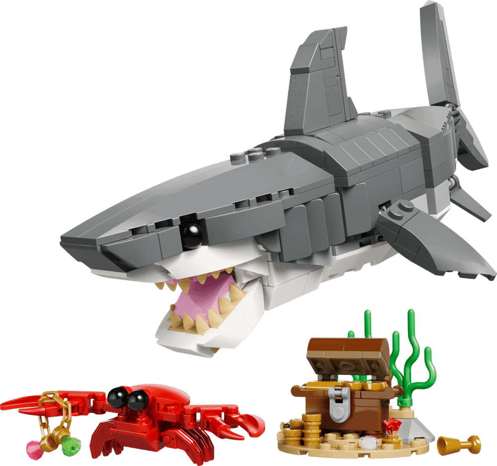 Конструктор LEGO Creator 3in1 31381 Fierce Shark with a Treasure Chest