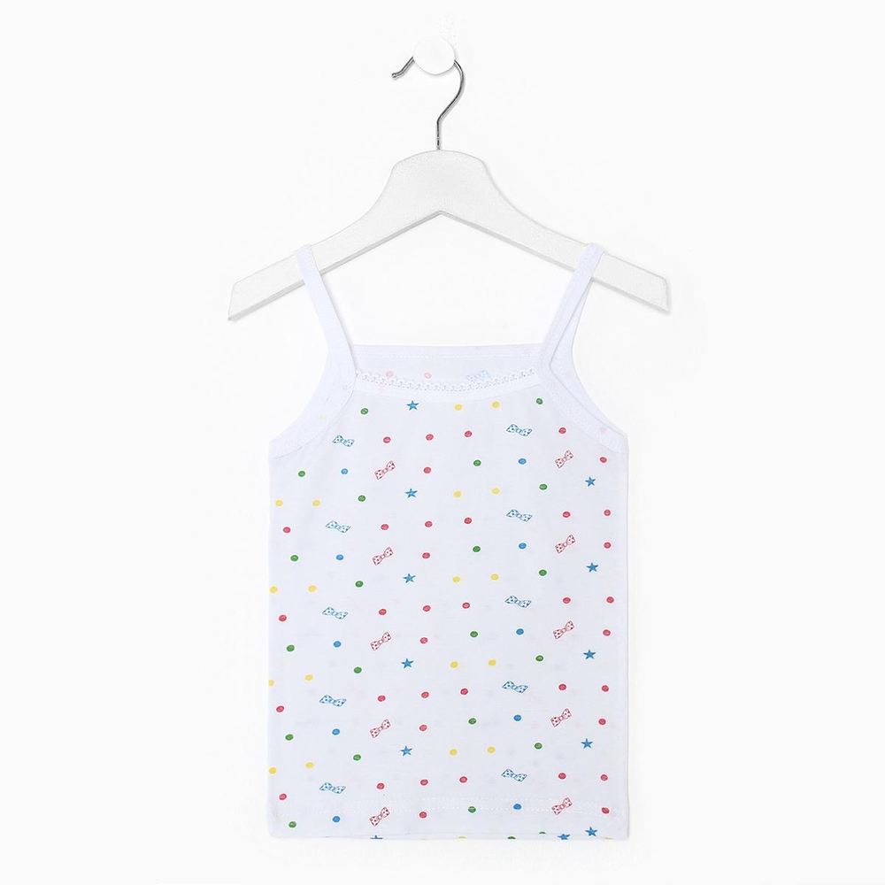 Майка для девочек р.26, на бретельках, микс 9487780 (AMOTEKS), 1 шт.