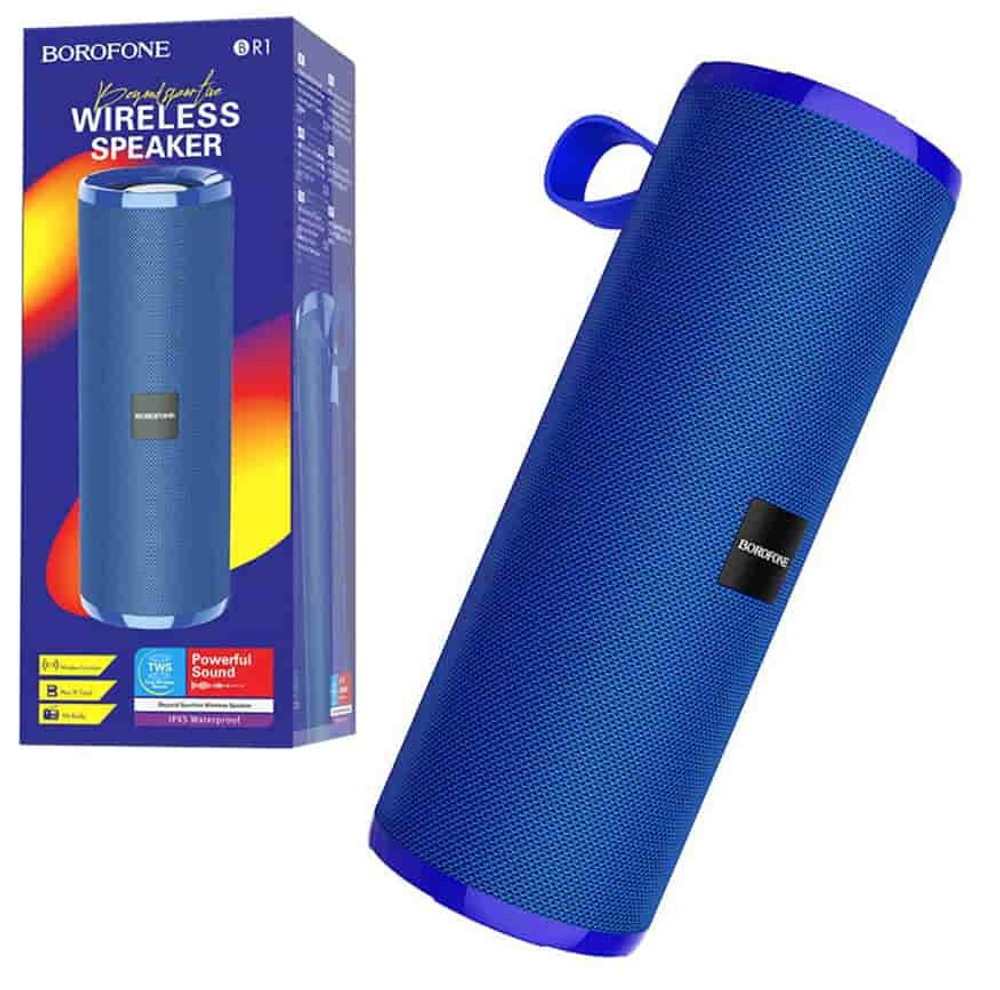 Колонка - Bluetooth BOROFONE BR1 (синий)