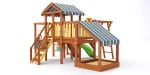 Деревянная игровая площадка для малышей