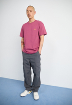 Carhartt WIP CHASE - Базовая футболка - Бордовый