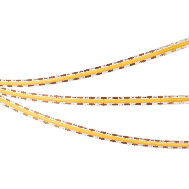 Светодиодная лента Arlight 9W/m 400LED/m CSPSMD теплый белый 2,5M COB-X400-8mm 12V Warm3000 039045