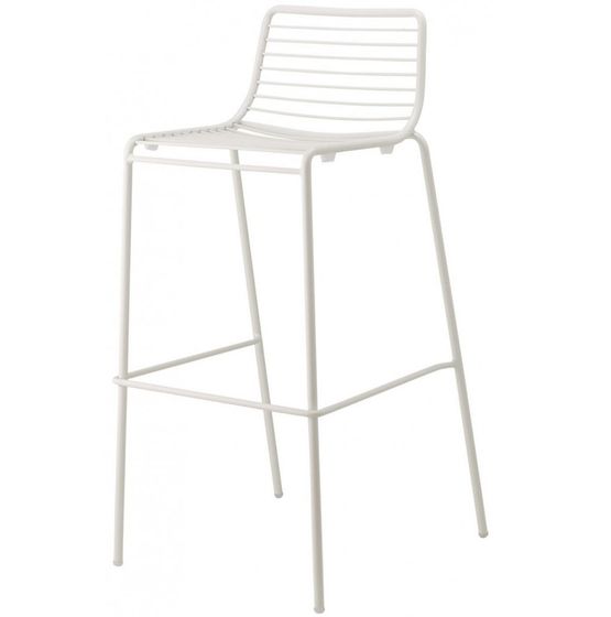 Металлический барный стул Summer, белый | Scab Design | Италия