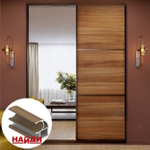Дверь-купе NAIDY С, зеркало, профиль орех
