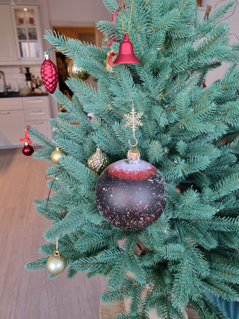 Шар стеклянный "Исакиевский собор",  ручная роспись