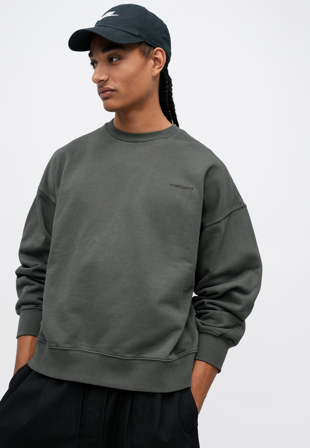 Carhartt WIP BENTON - Толстовка - Серый