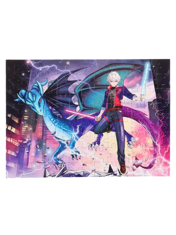 Пазл для детей 4 5 6 7 лет Мир аниме 104 элемента