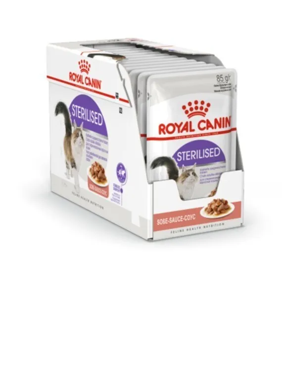 Влажный корм RC Sterilised для стерилизованных кошек, в соусе, пауч, 85 г