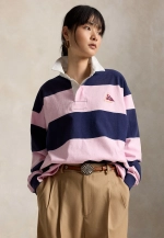 РУБАШКА ПОЛО POLO RALPH LAUREN - carmel pink/newport navy
