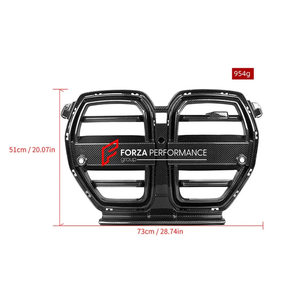 Карбоновая решетка радиатора для BMW M3 G80/G81 2020+ / M4 G82/G83 2021+ БМВ