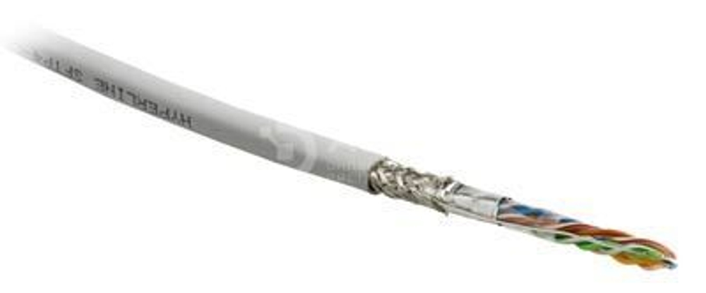 Кабель витая пара Hyperline SFUTP4-C5E-S24-IN-LSZH-GY-305