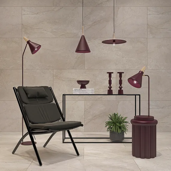 Блюдо на ножке vivlend, D21 см, сливовое