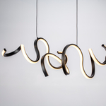 637117 Люстра CORINTO 60W LED 2380LM ЧЕРНЫЙ 3000K