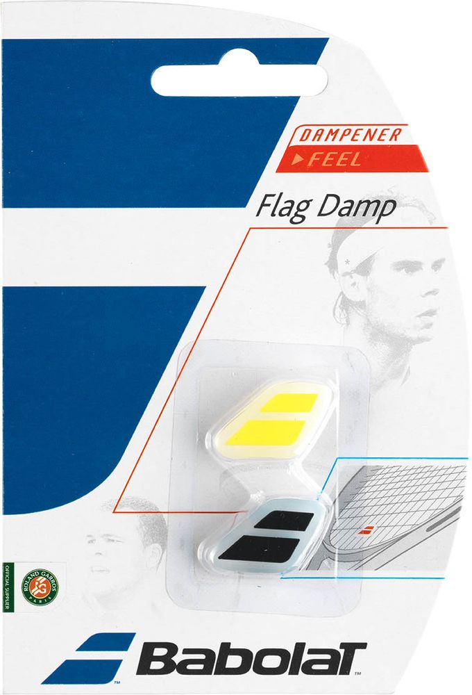 Виброгаситель Babolat Flag Damp - black/yellow