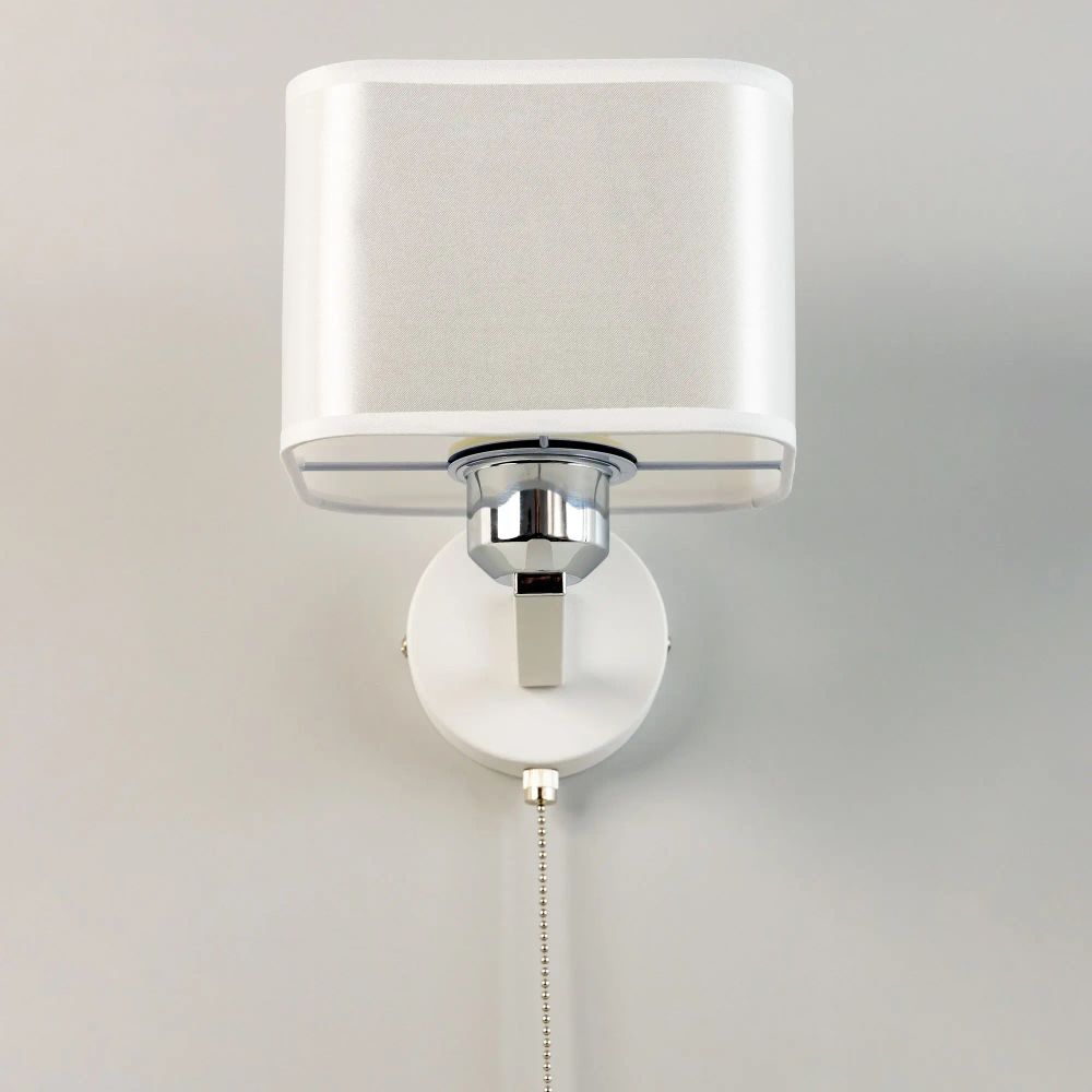 Citilux Тильда CL469415 Бра с абажуром и выключателем Белое