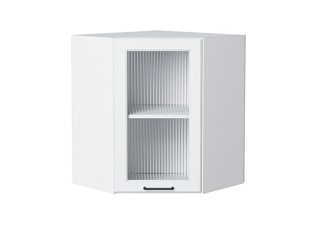 Шкаф верхний угловой остекленный Барселона