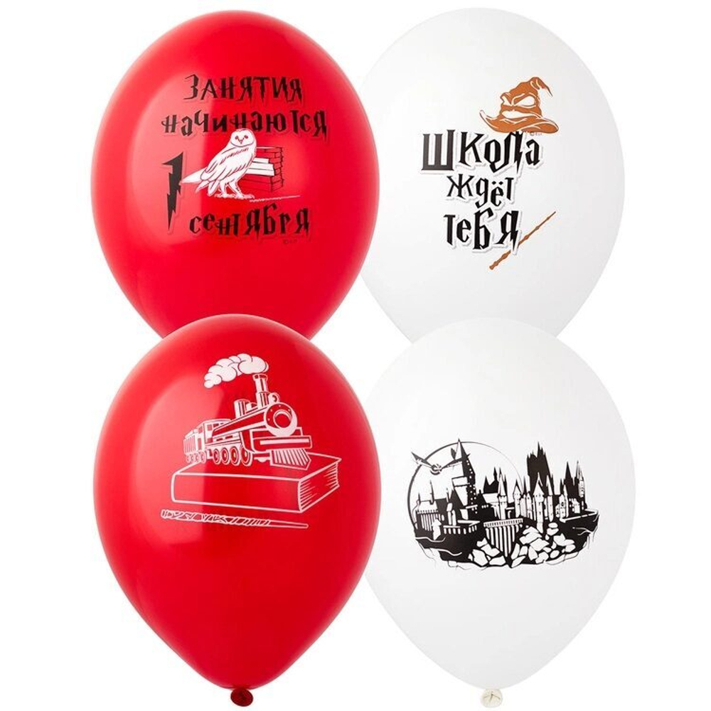 Воздушные шары 1 сентября Гарри Потер