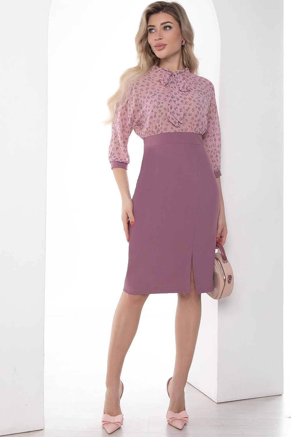 Платье Дольче Вита (розовое) П10205 LT Collection