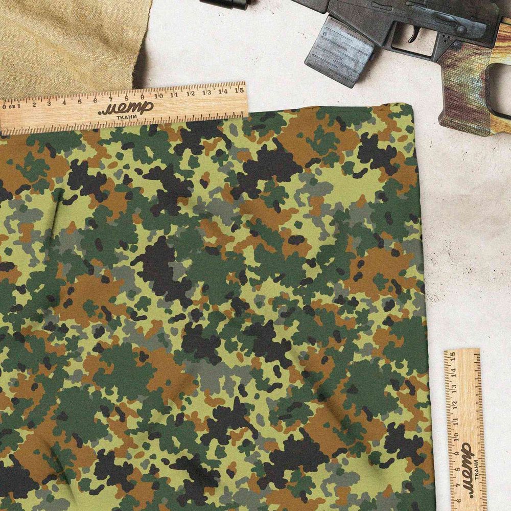 Ткань таффета мелкий милитари