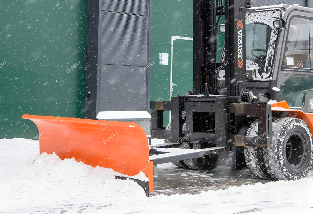 Отвал для снега на вилочный погрузчик