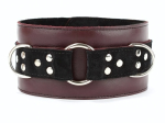 Бордовый ошейник Maroon Collar On The Strap (Цвет: бордовый)