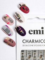 Charmicon 3D Silicone Stickers №195 Аrt is Life