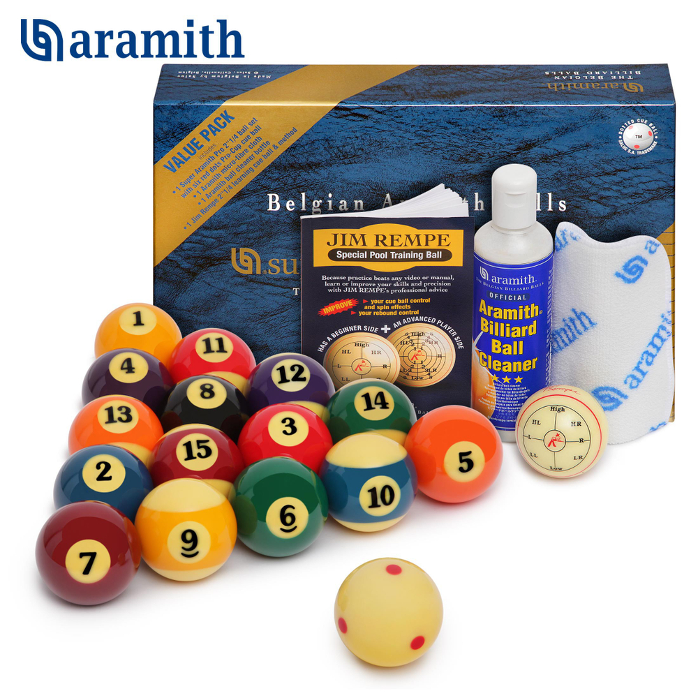 Шары для американского пула 57,2 мм "Super Aramith Pro-Cup Value Pack Pool"