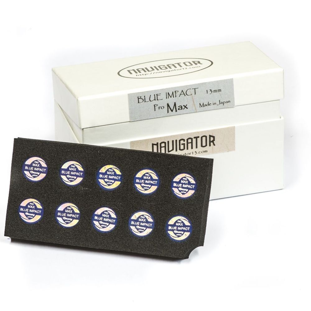 Наклейка для кия &quot;Navigator Blue Impact Pro&quot; (Max) 13мм