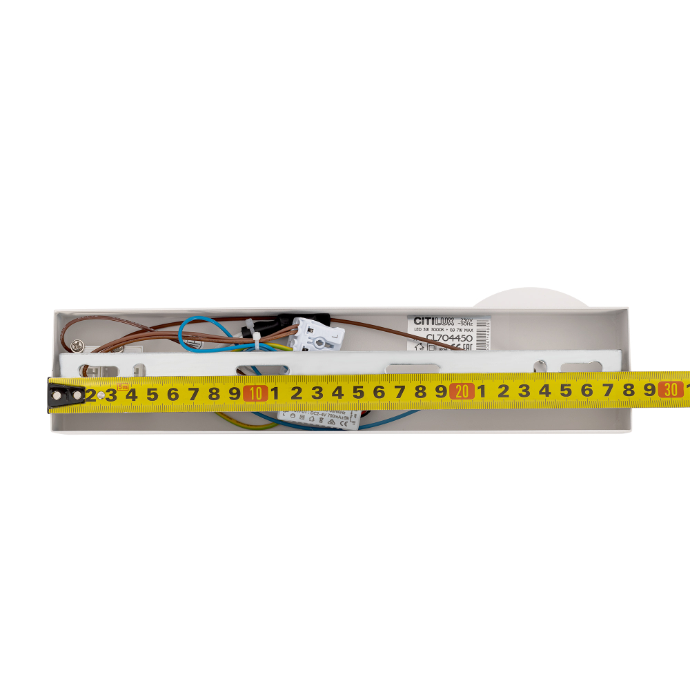 Citilux Декарт CL704450 LED Светильник с выключателем Белый+Бронза