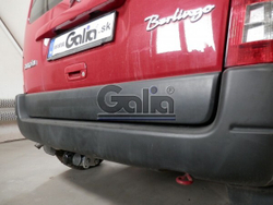 Фаркоп оцинкованный Galia C043A для Citroen Berlingo I 1996-2008, Berlingo First 2008-, Peugeot Partner I 1996-2008, Partner Origin 2008-(паспорт и сертификат в комплекте)(без электрики)