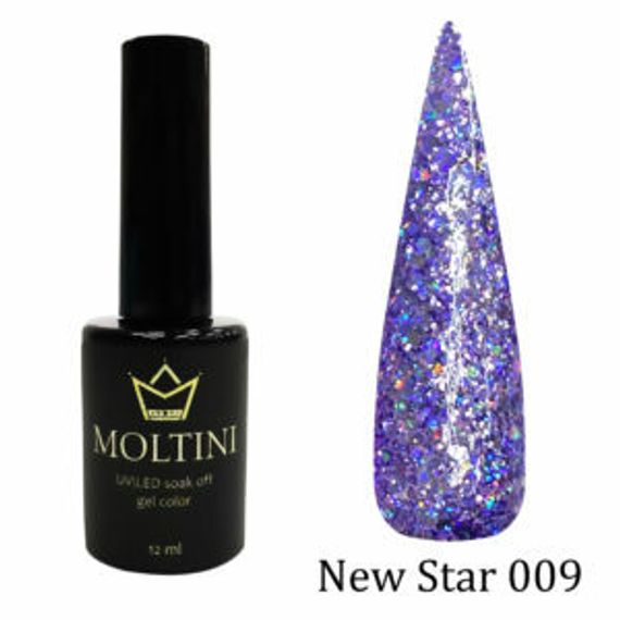 Гель-лак Moltini New Star 009, 12 ml