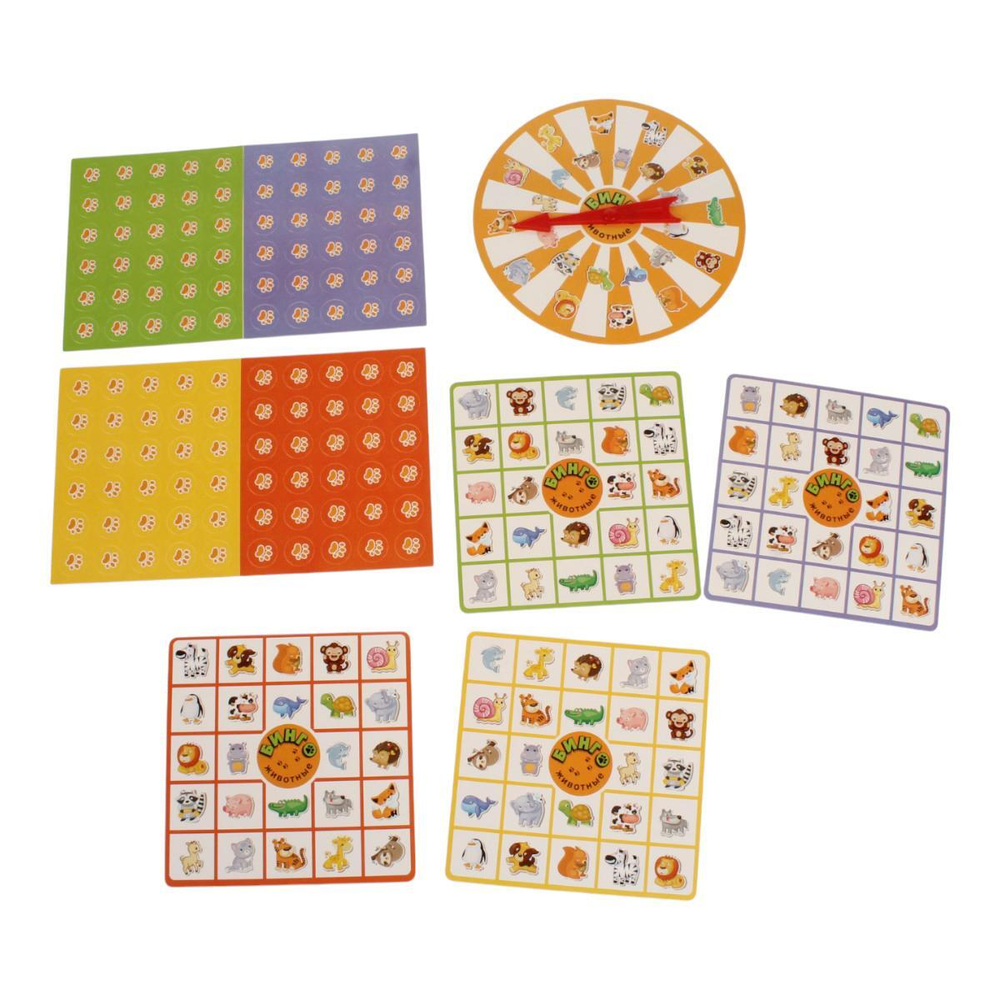 Игра настольная "Бинго. Животные" (Т-Ц)