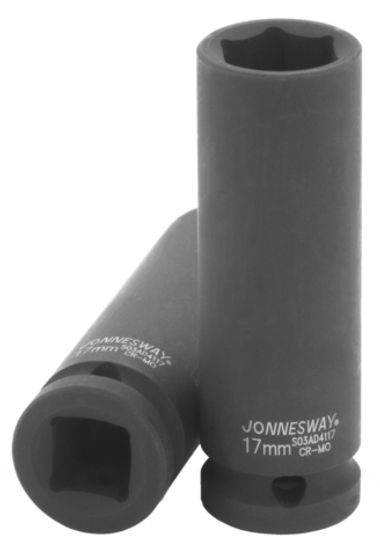 S03AD4117 Головка торцевая ударная глубокая 1/2"DR, 17 мм