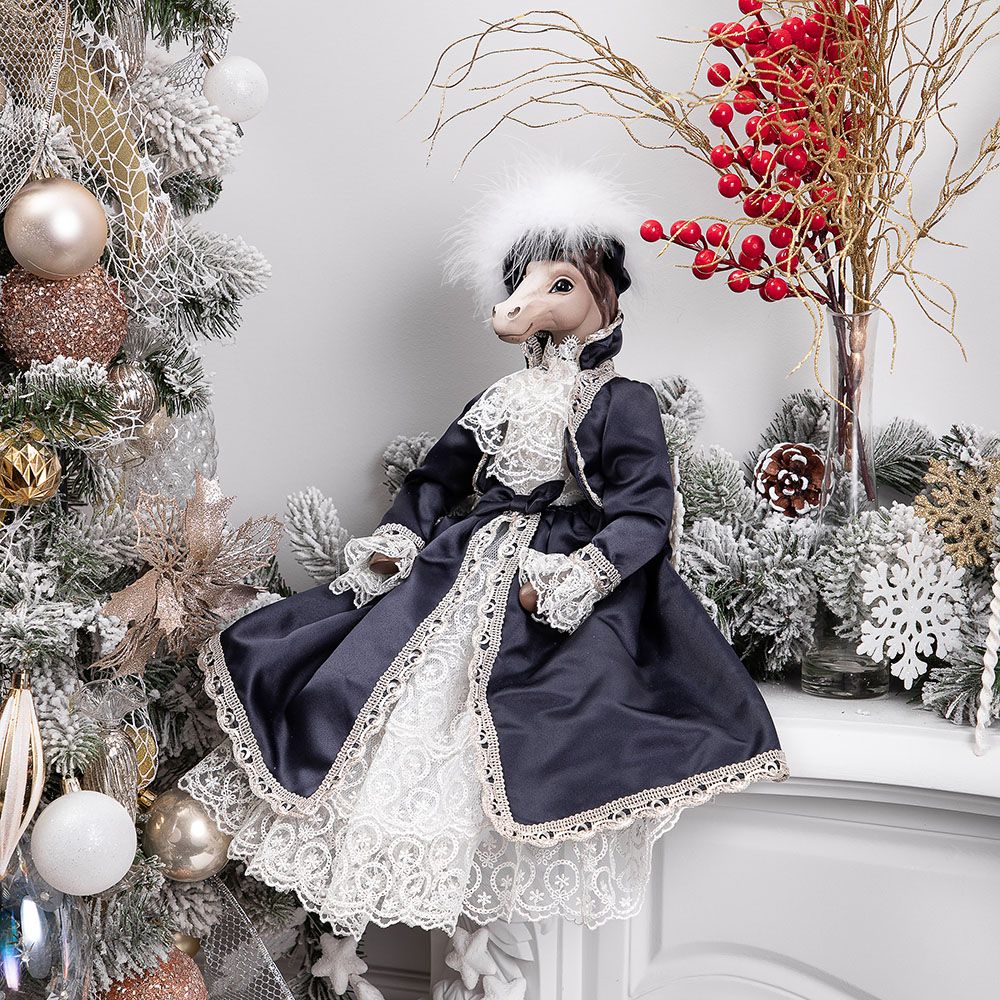 Кукла интерьерная коллекционная Лошадь Каролина