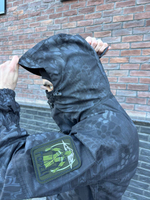 Костюм горка 6 флис осень-зима / чёрный питон