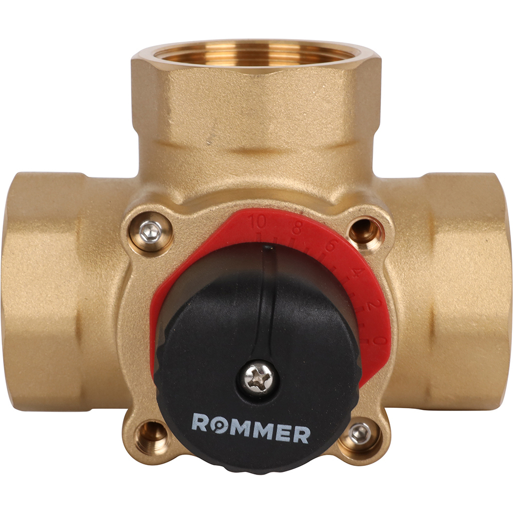 ROMMER трехходовой смесительный клапан 1 1/2" ВР KVs 25