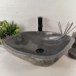 Раковина из речного камня RS-65099 54*47*15 0857