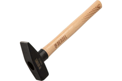 Слесарный молоток Denzel 1000 г, кованый квадратный боек, буковая рукоятка 10437