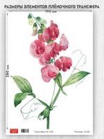 Трансфер для декупажа переводной рисунок для поверхностей 025