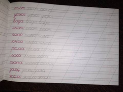 Каллиграфическая пропись. Пишем цифры, буквы, слоги