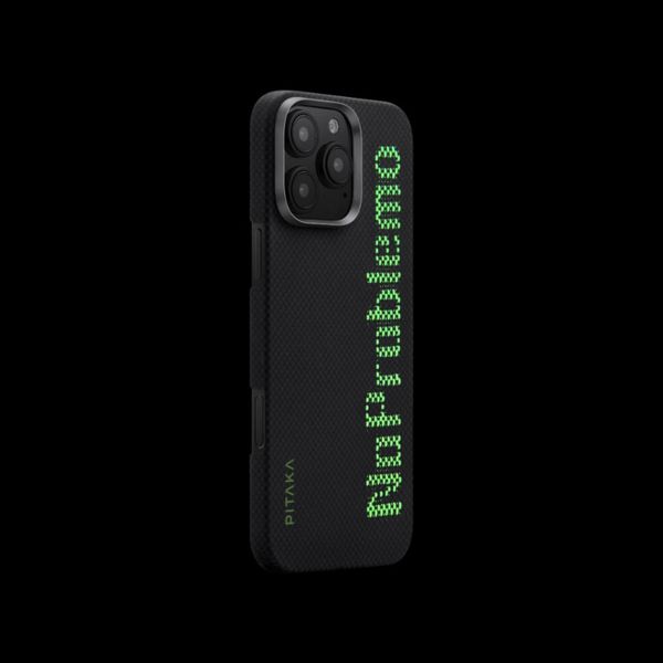 Чехол Pitaka Tactile Woven (Lumintex Edition) для iPhone 16 Pro Max, Без проблем | NoPro Maxblemo