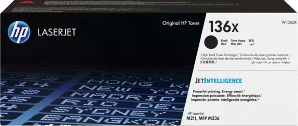 Картриджи HP 136X W1360X черный
