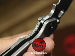 Нож Strider PT Titanium Gray - рукоять титан, клинок стоунвош RK/Н123