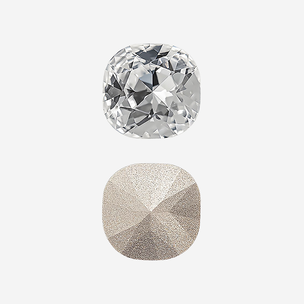 Кристалл Кушон (Сushion), оттенок "Кристалл"/"Crystal", 10мм