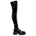 PRADA Over the knee Boots 6.5cm Women"s Black