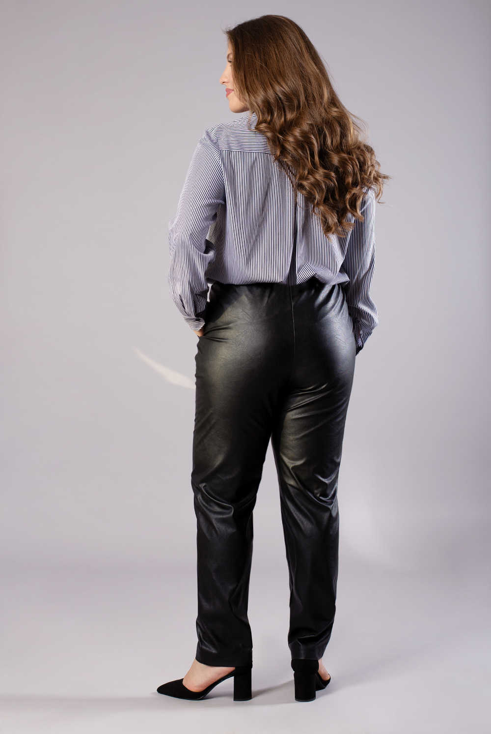 Брюки женские 3952зп, черный #456Ч023952зп