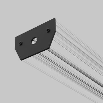 Заглушки для профиля в натяжной потолок 85236/00 чёрный Basic System Elektrostandard