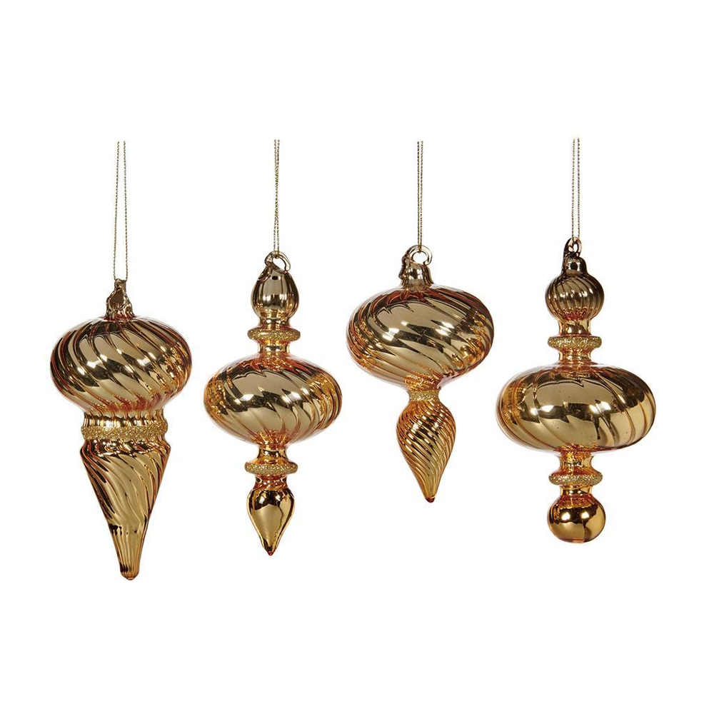 Шарик фигурка закрученная 15см Goodwill Swirl Orn