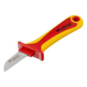 Нож диэлектрический до 1000 В, прямая рабочая кромка полотна Сибртех 78800