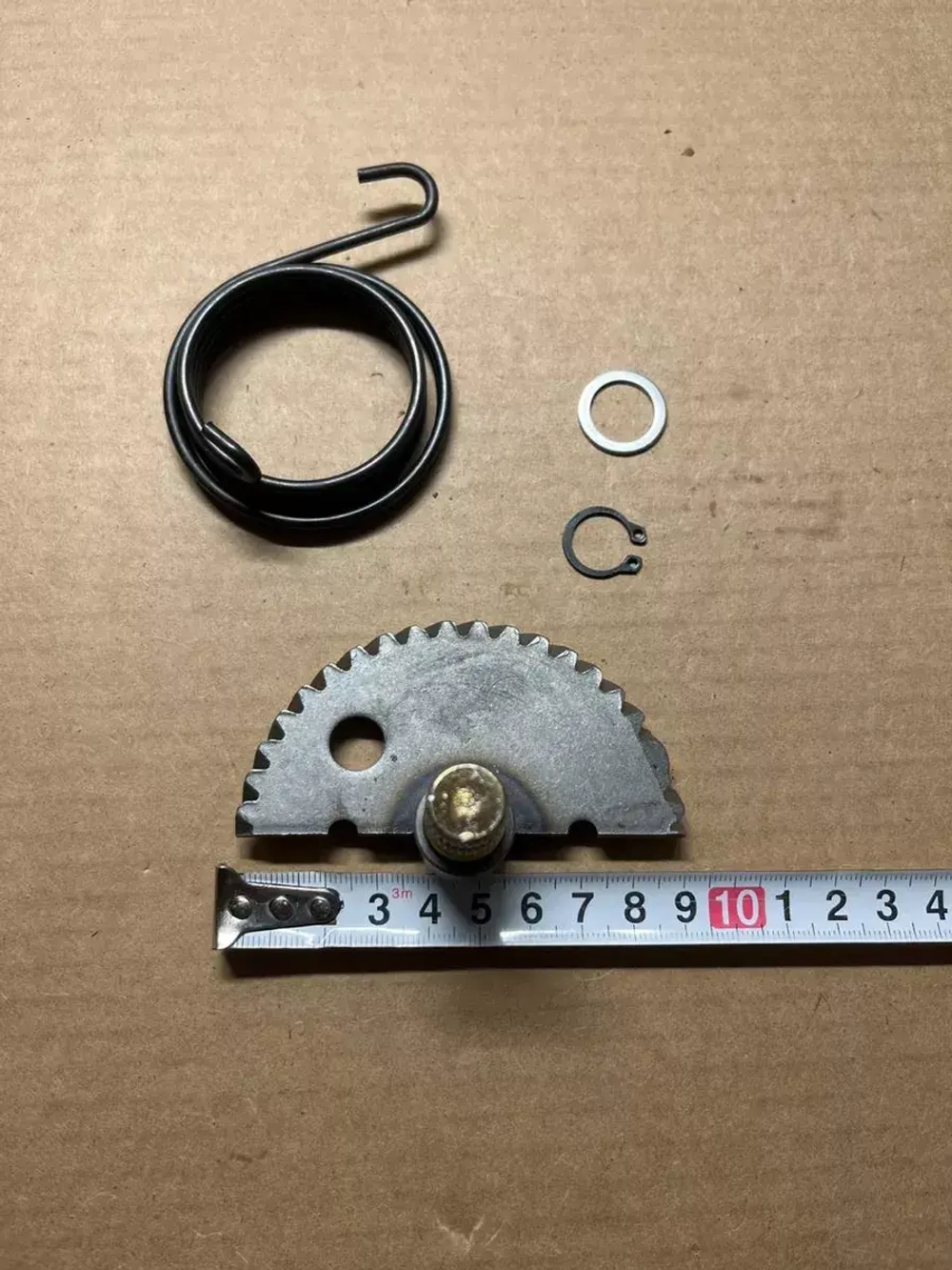 Зубчатый сектор кикстартера для 139QMB, скутер